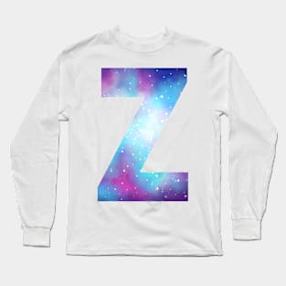 Letter Z galaxy Long Sleeve T-Shirt